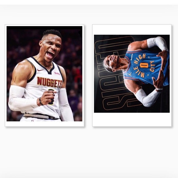NEW RUSSELL WESTBROOK NUGGETS 8.5x11 GLOSSY REPRINT BASKETBALL POSTER BUNDLE SET - Picture 5 of 5